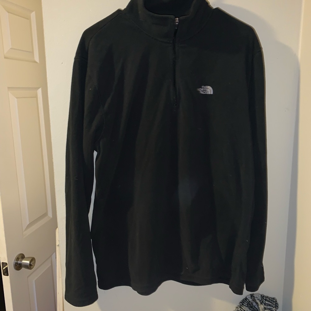 The North Face black zip sweater